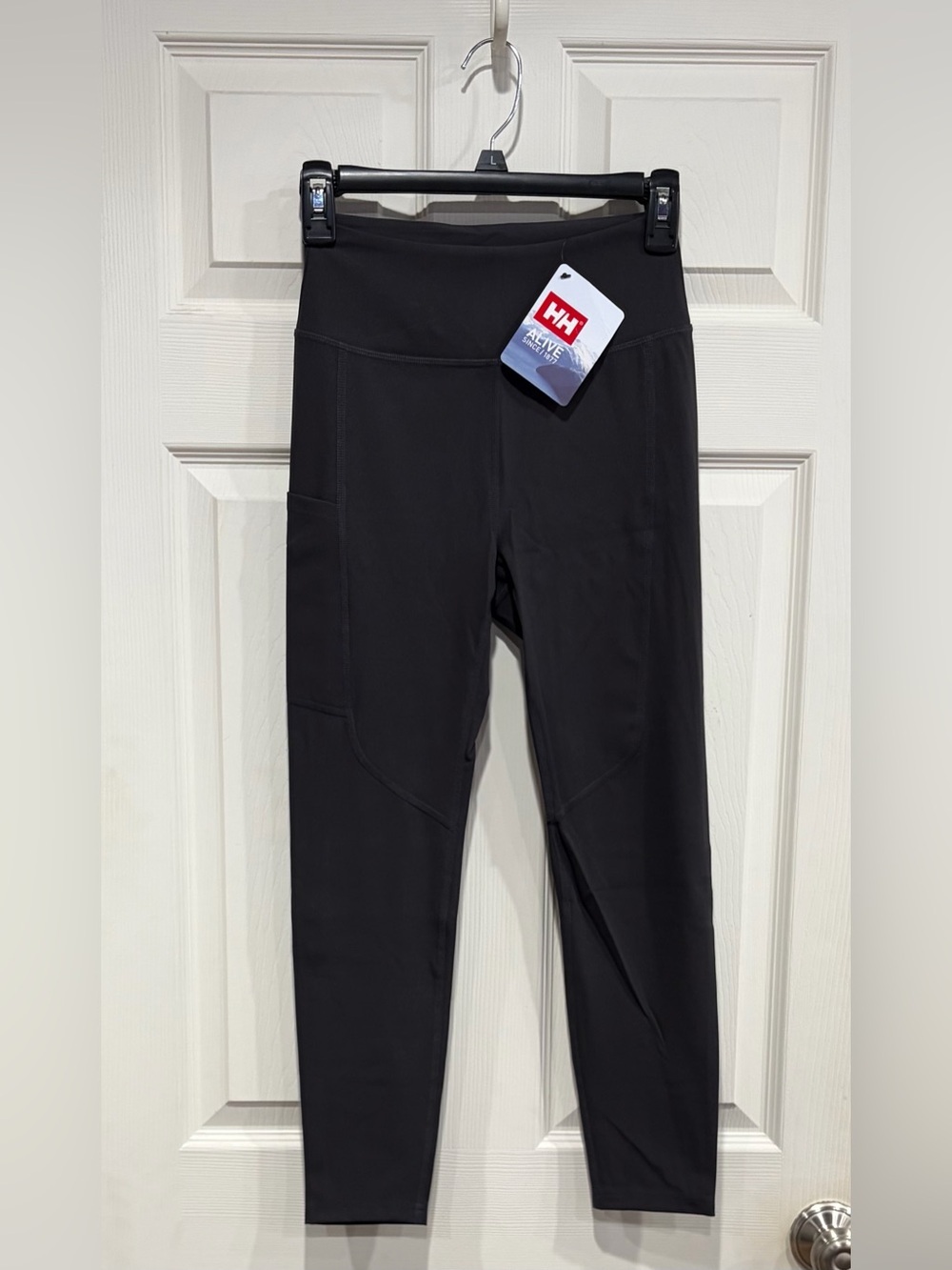 Helly Hansen Women's Small Rapide Trail Leggings Dark Grey NWT Yoga Pilates